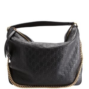 477324 Guccissima Hobo Black