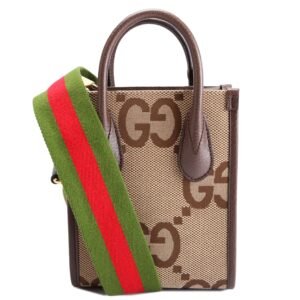 699406 Jumbo GG Mini Tote Brown