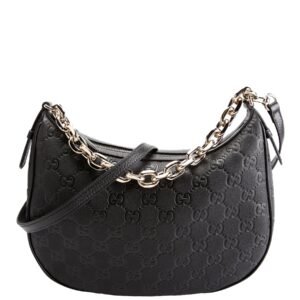 820453 GG Emblem Shoulder Large Black