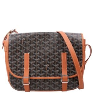 Belvedere MM Goyardine Canvas Black/Brown