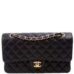 Classic Flap Medium Caviar 29M Black