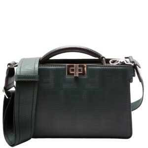 Fendi x Marc Jacobs FF Embossed Peekaboo Iseeu Crossbody 7VA582 Green