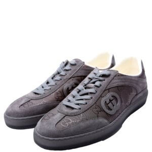 G75 Suede/Nylon Sneakers Men's Size 8.5 (Women's 41) Grey