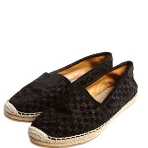 GG Espadrilles Size 38.5 Black