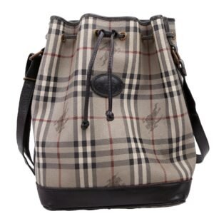 Haymarket Check Medium Bucket Vintage Grey