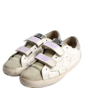 Old School Sneakers Size 37 White/Lavender