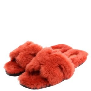 Oran Shearling Sandals Size 38.5