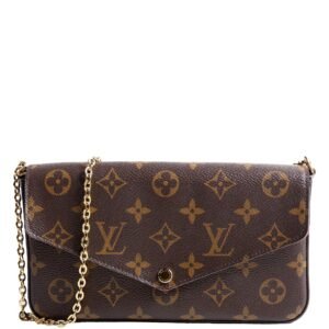 Pochette Felicie Monogram Berry
