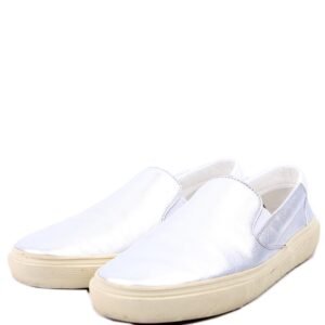 Slip On Sneakers Size 39 Silver