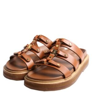Tippi Slides Calfskin Size 37 Brown