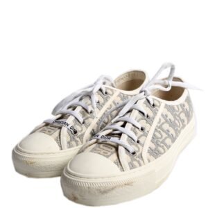 Walk'N'Dior Sneakers Size 39.5 White/Grey