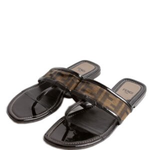 Zucca Thong Sandals Size 36.5 Black